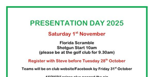 Presentation Day Sat 1st Nov 2025